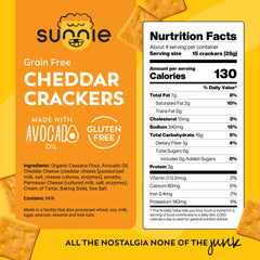 Sunnie close-up of cracker texture highlighting baked crispness and real cheese