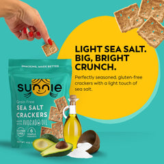 Sunnie crackers paired with hummus demonstrating versatile pairing benefit
