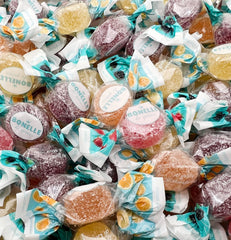 SUNNY ISLAND front packaging of Bonelle 1 lb bag showing flavors and sugar-free benefit