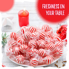 SUNNY ISLAND crushed mints sprinkled on brownie adding peppermint crunch and aroma