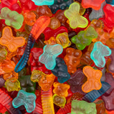 SUNNY ISLAND front packaging showing 2 lb bag and colorful mix, convenient bulk supply