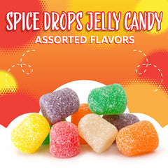 SUNNY ISLAND gum drops pressed onto cupcake for instant decorative pop
