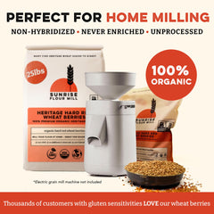 Sunrise Flour Mill cooked wheat berries in a bowl for hearty meals