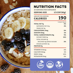 Sunrise Flour Mill served bowl with berries showing nutritious breakfast