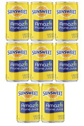 Sunsweet front packaging 8-pack showing cans and branding, easy single-serve convenience