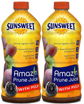 Smiling Sweets Sunsweet front packaging showing bottle label and benefits