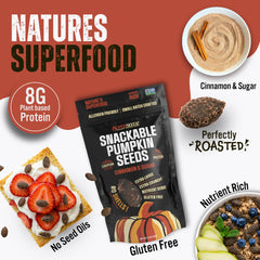 SuperSeedz close-up of roasted seed texture highlighting crunchy satisfaction