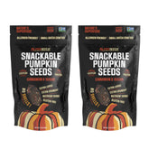 SuperSeedz front packaging showing cinnamon sugar flavor and resealable benefit