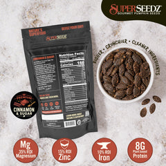 SuperSeedz resealable bag detail demonstrating freshness and portability