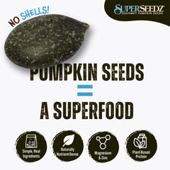 SuperSeedz seeds in bowl used as salad topper for added crunch