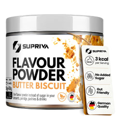 SUPRIVA front packaging showing product name and serving count for quick identification