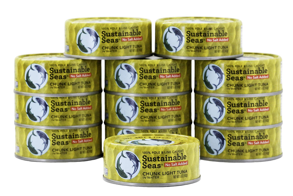 Sustainable Seas front packaging showing label and sustainability claims for reassurance