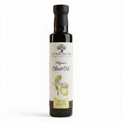 Sutter Buttes front bottle showing Meyer Lemon label and bright garnish benefit