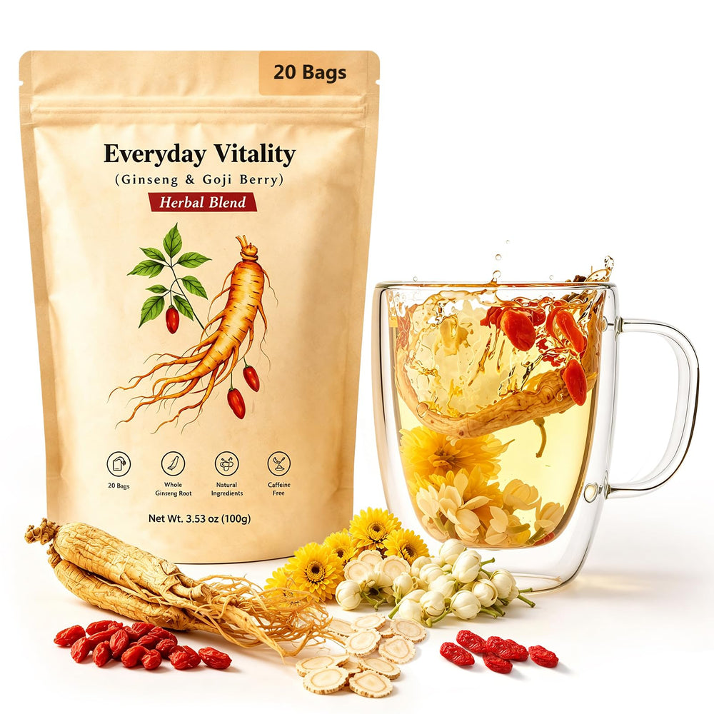 SVEYN front packaging showing sealed loose-leaf tea for freshness and convenience