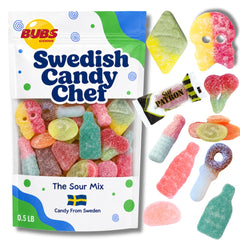 Swedish Candy Chef front packaging showing mix and brand freshness