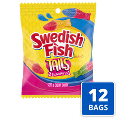 swedish fish in a bowl party display encouraging easy sharing and festive look