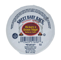 Sweet Baby Ray's poured on sandwich to show glossy finish and appetizing pairing