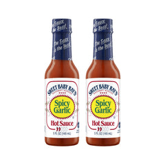 Sweet Baby Ray's front packaging showing bold garlic hot sauce for flavor boost