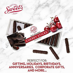 Sweet Candy Company dark chocolate coating detail highlighting smooth glossy finish