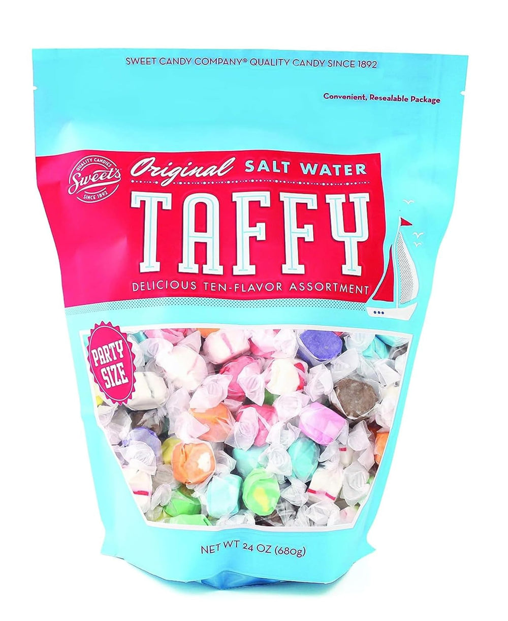 Sweet Candy Company front packaging showing 24 oz bag and colorful wrappers for easy gifting