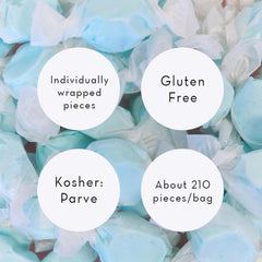 Sweet Candy Company taffy pulled open to show soft texture and pleasant chew