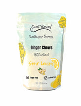 Sweet Therapy front packaging showing 1 lb bag and sour lemon ginger benefit