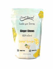 Sweet Therapy front packaging showing 1 lb bag and sour lemon ginger benefit