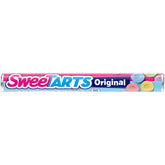 SweeTARTS front packaging showing the 1.8 ounce roll and colorful disks, ideal for display