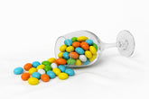 sweetglob front packaging showing one-pound bag and pastel colors for easy event planning