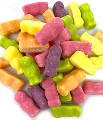 SweetGourmet close-up of jelly baby texture showing soft chew benefit