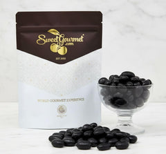 SweetGourmet glossy candy shell close-up highlighting sturdy coating and shine
