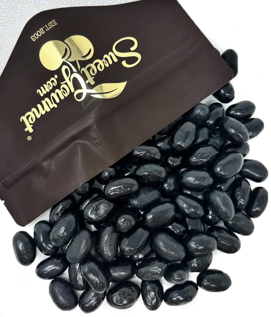 SweetGourmet front packaging showing 2 lb bulk black licorice beans for parties