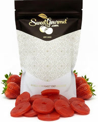 SweetGourmet unwound wheels used as laces for decorating desserts