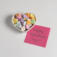 SWEETHEARTS used as party favors in clear bags highlighting easy sharing