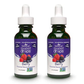 SweetLeaf front packaging showing berry bottle and benefits