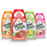 SweetLeaf front packaging showing four bottles and clear variety benefits