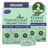 SweetLeaf front packaging showing 70 packets and product branding benefits