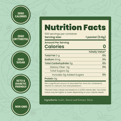 SweetLeaf powder texture close-up revealing fine stevia extract for quick dissolution