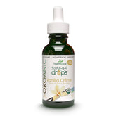 SweetLeaf bottle front packaging showing vanilla flavor and zero calories benefit