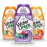SweetLeaf variety pack front view showing three 1.62 fl oz bottles and flavors benefit convenience