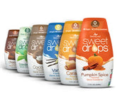 SweetLeaf variety pack front view showing six flavored stevia bottles for convenient sweetness