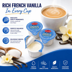 Sweetmo single creamer cup close-up sealed lid providing hygienic portioning benefit