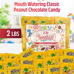 SWEETSIDE CANDY CO. close-up of chocolate shell and crunchy peanut core highlighting texture