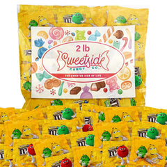 SWEETSIDE CANDY CO. front packaging showing 2 lb bag and bright colors for easy use