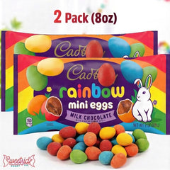 SWEETSIDE CANDY CO. close-up of rainbow shells highlighting bright visual appeal