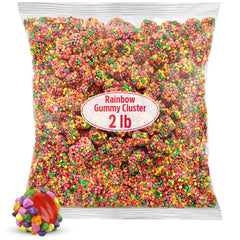 SWEETSIDE CANDY CO. front pack shows vibrant 2 lb gummy clusters for sharing
