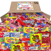 SWEETSIDE CANDY CO. front packaging showing 5 lb bag and branding benefits sharing
