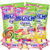 Sweetzo HI-CHEW front packaging showing flavor mix and convenience