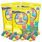 Sweetzo front packaging showing three colorful gummy bags and festive design benefit: easy gifting