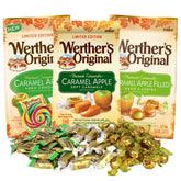 Sweetzo Werther's front packaging showing two fall-themed bags for easy gifting